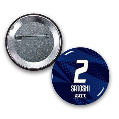 【全17選手ランダム封入】2026/27 背番号缶バッジ（38mm）【シークレットパッケージ】